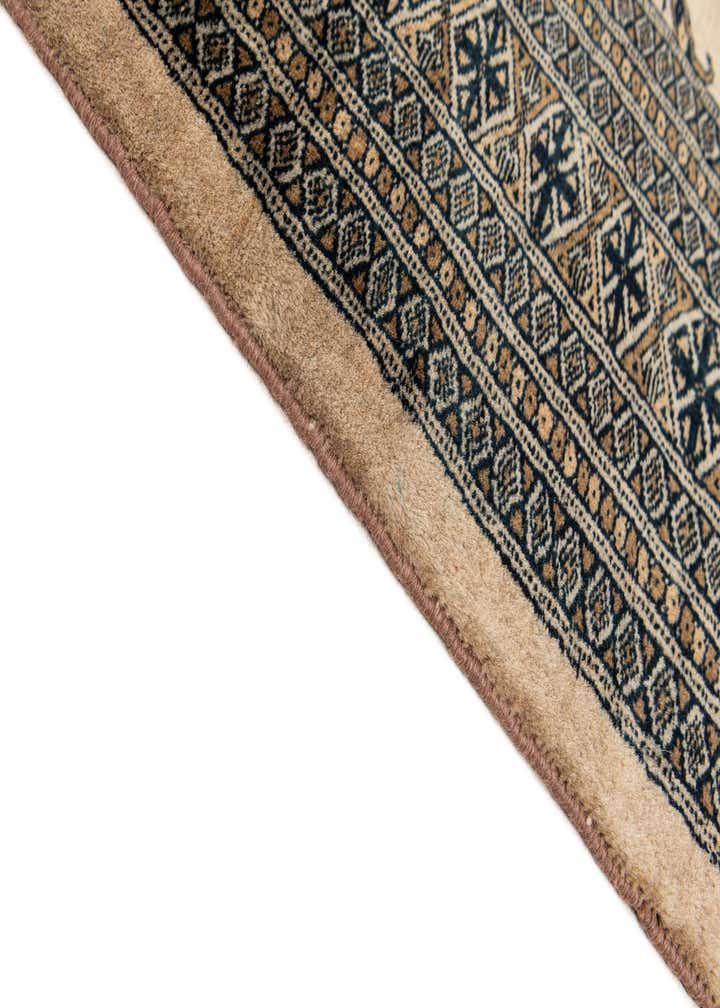 7' 4 x 9' 9 Hand Knotted Bokhara Oriental Wool Rug
