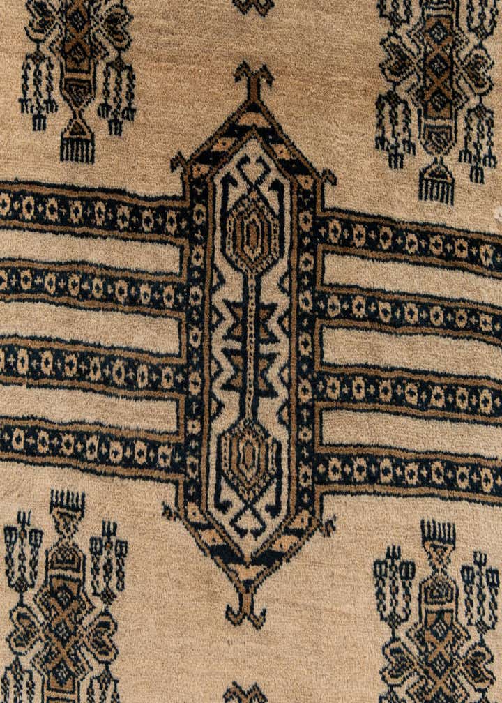 7' 4 x 9' 9 Hand Knotted Bokhara Oriental Wool Rug