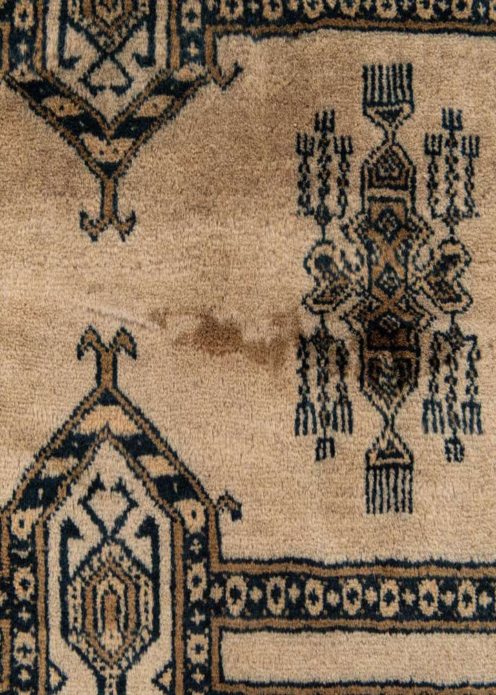 7' 4 x 9' 9 Hand Knotted Bokhara Oriental Wool Rug