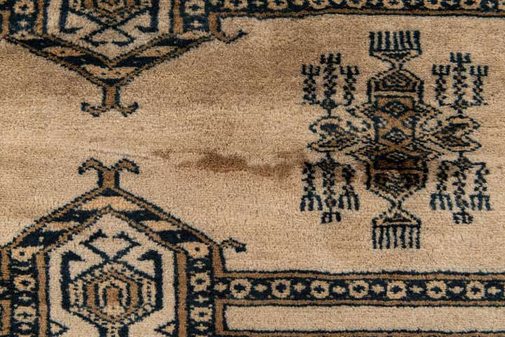 7' 4 x 9' 9 Hand Knotted Bokhara Oriental Wool Rug