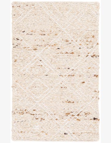 2' x 3' 2 Hand Knotted Braided Jute Rug