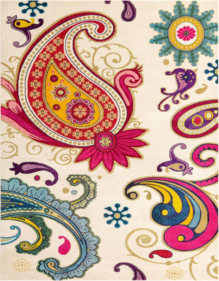 Detail image of 9' x 12' 2 Washable Casablanca Rug