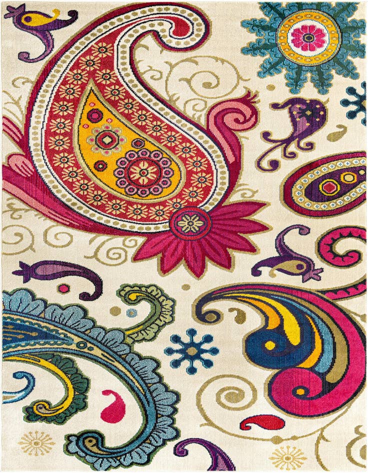 Detail image of 6' x 9' Washable Casablanca Rug