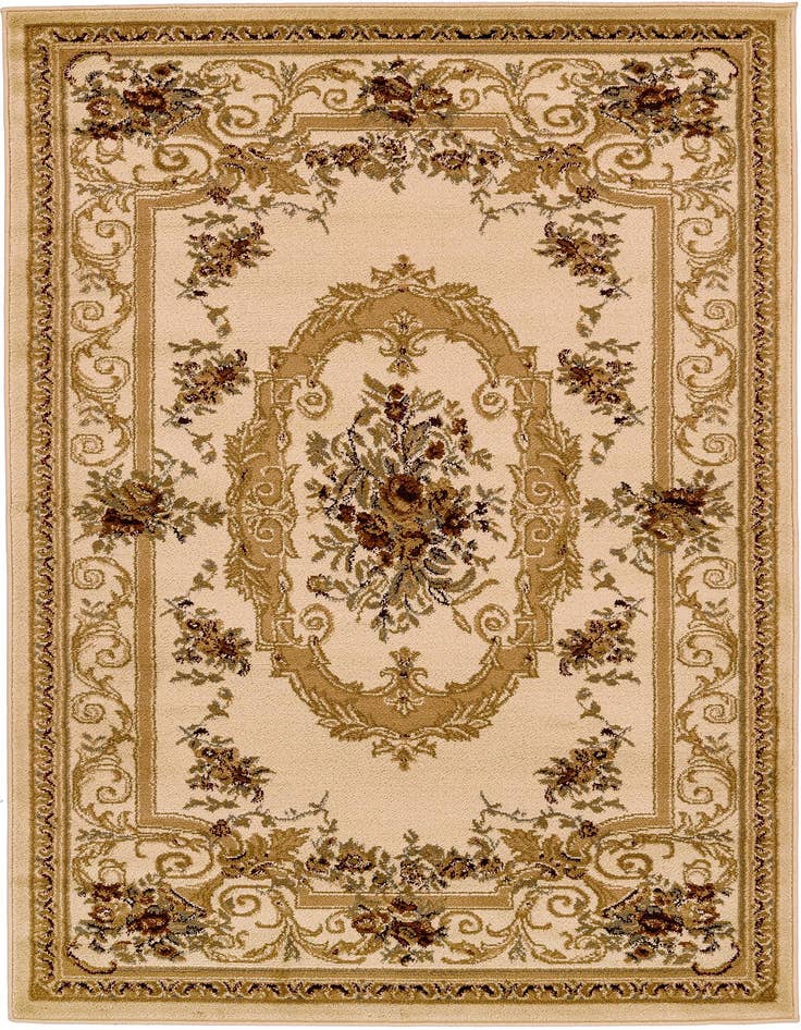 Detail image of 4' x 6' Classic Aubusson Rug