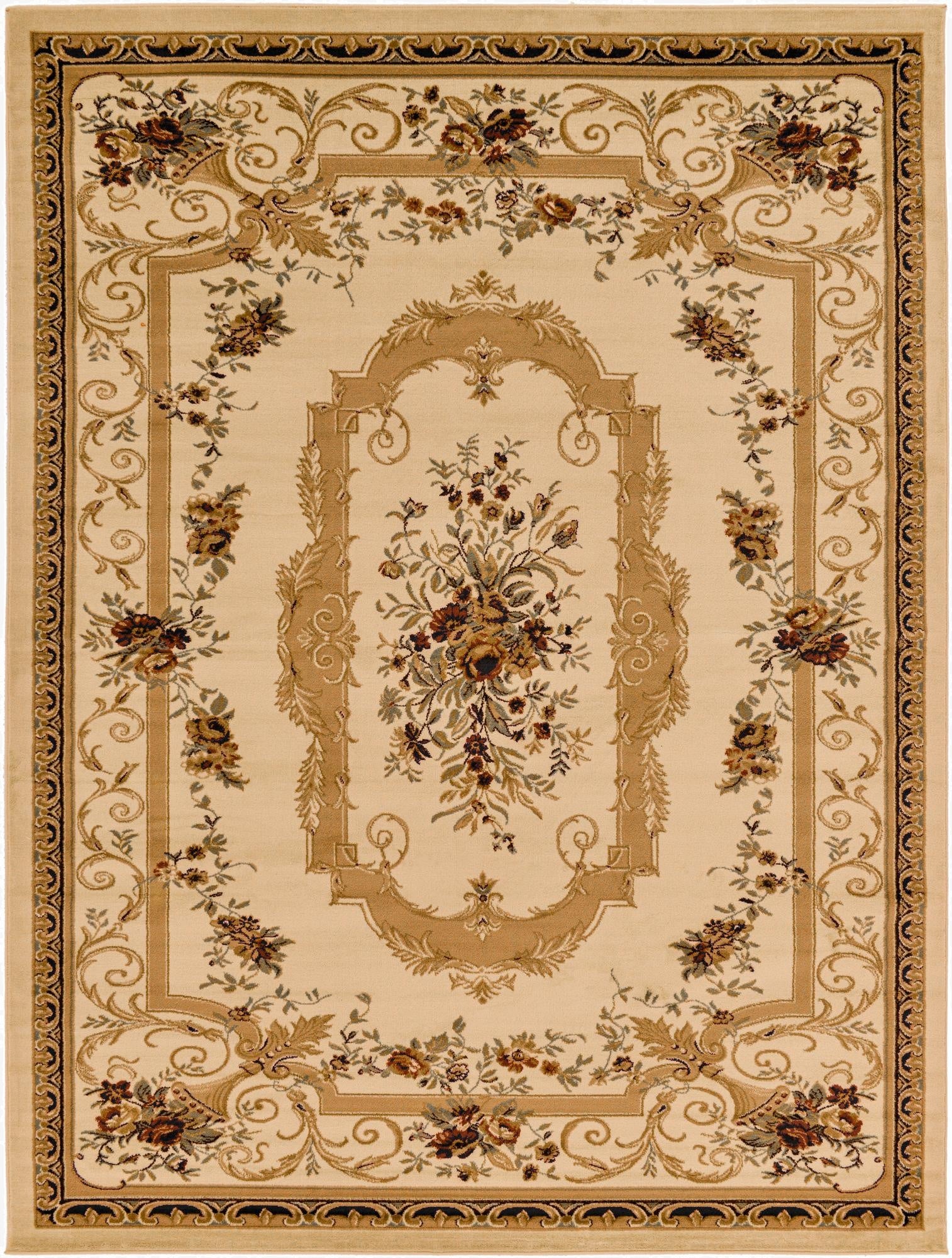 Primary image 9' x 12' Classic Aubusson Rug