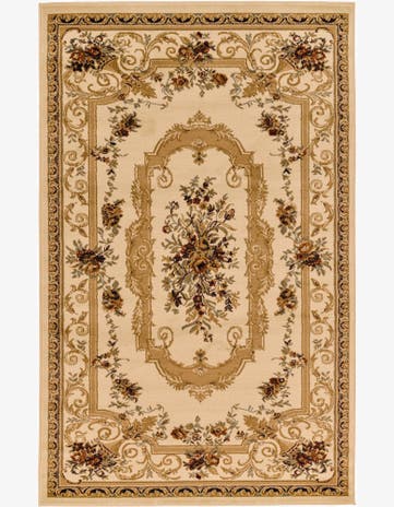 5' 3 x 8' Classic Aubusson Rug