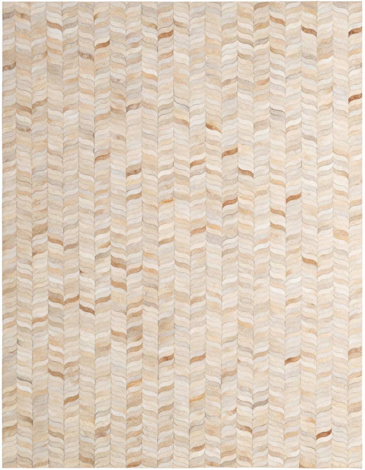 Detail image of 5' 9 x 7' 9 Cowhide - Patchwork Rug