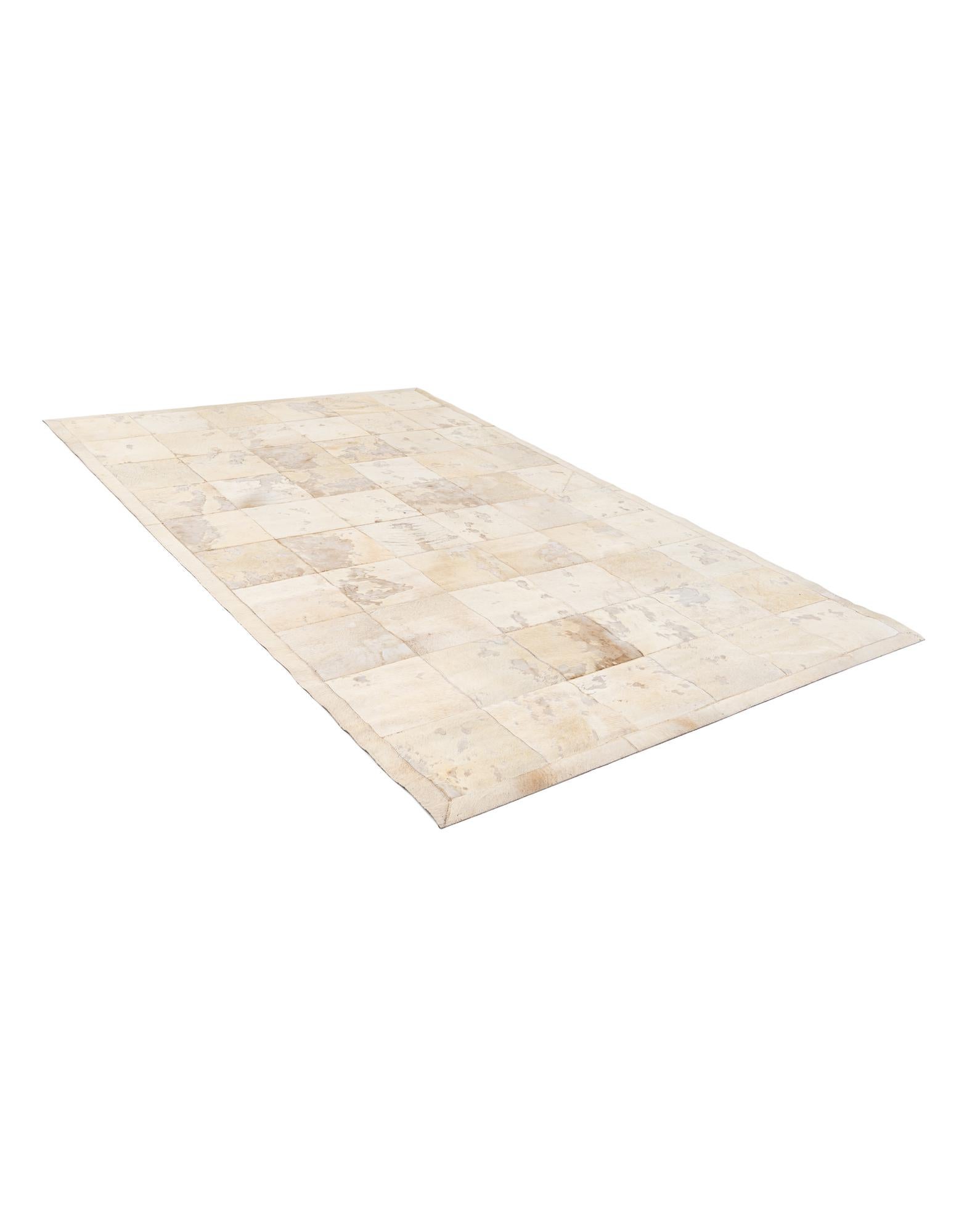 5' 2 x 7' 11 Cowhide - Patchwork Rug