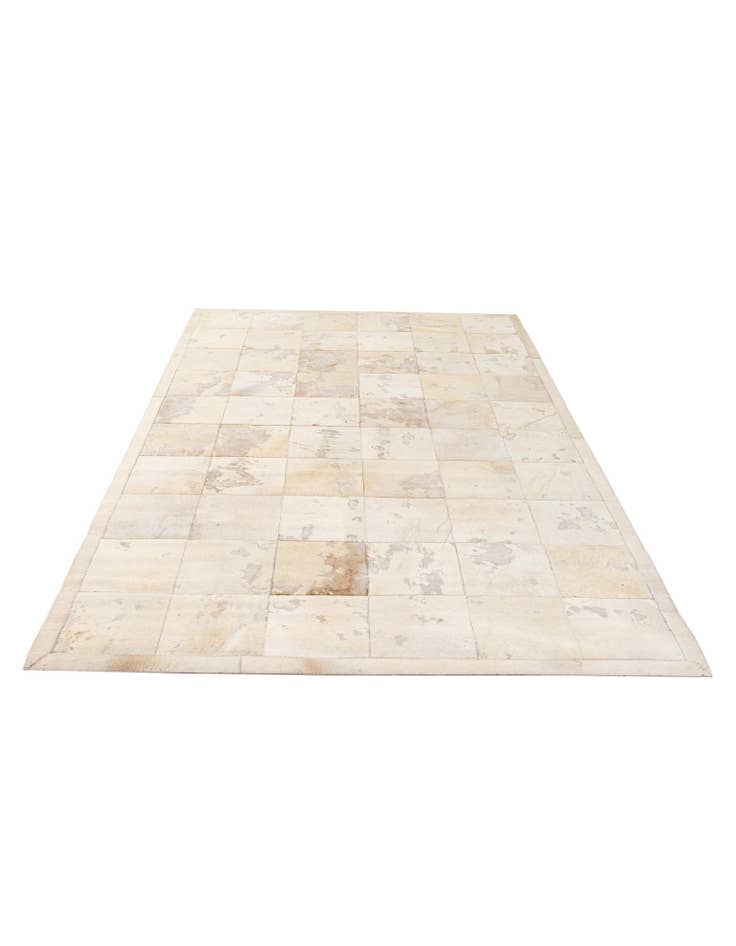 Detail image of 5' 2 x 7' 11 Cowhide - Patchwork Rug