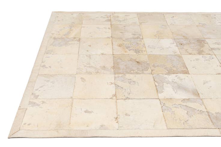 Detail image of 5' 2 x 7' 11 Cowhide - Patchwork Rug