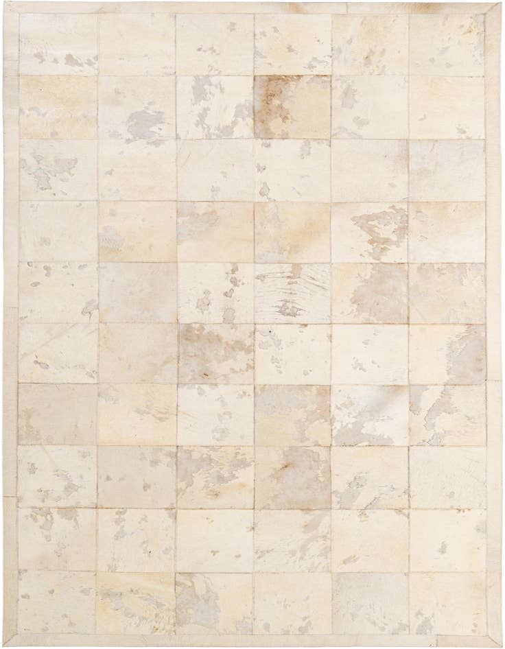 Detail image of 5' 2 x 7' 11 Cowhide - Patchwork Rug