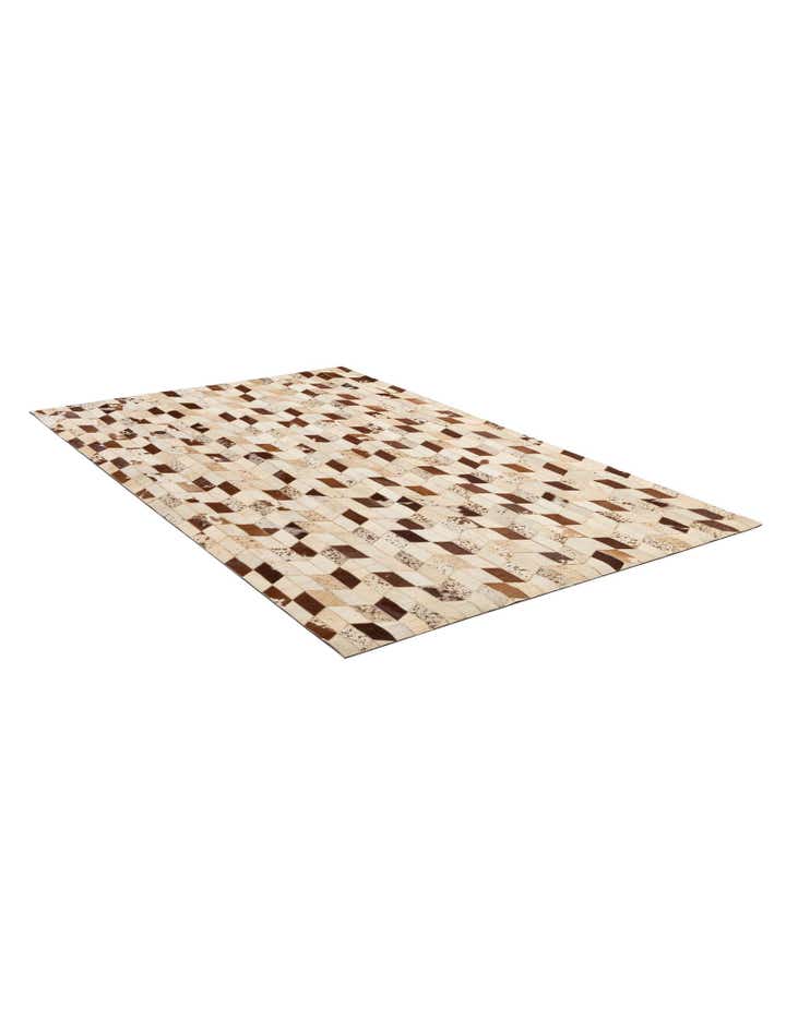 5' x 8' 1 Cowhide - Patchwork Rug