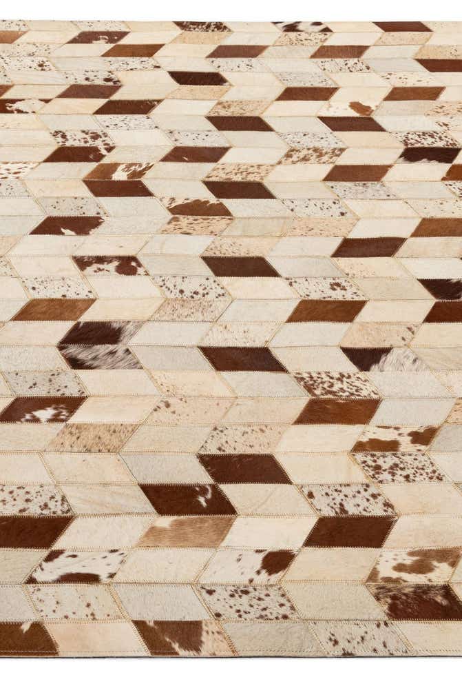 5' x 8' 1 Cowhide - Patchwork Rug