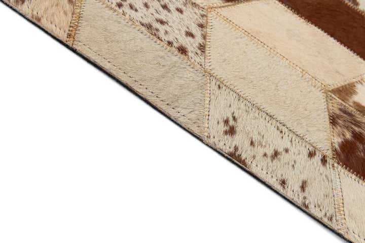5' x 8' 1 Cowhide - Patchwork Rug