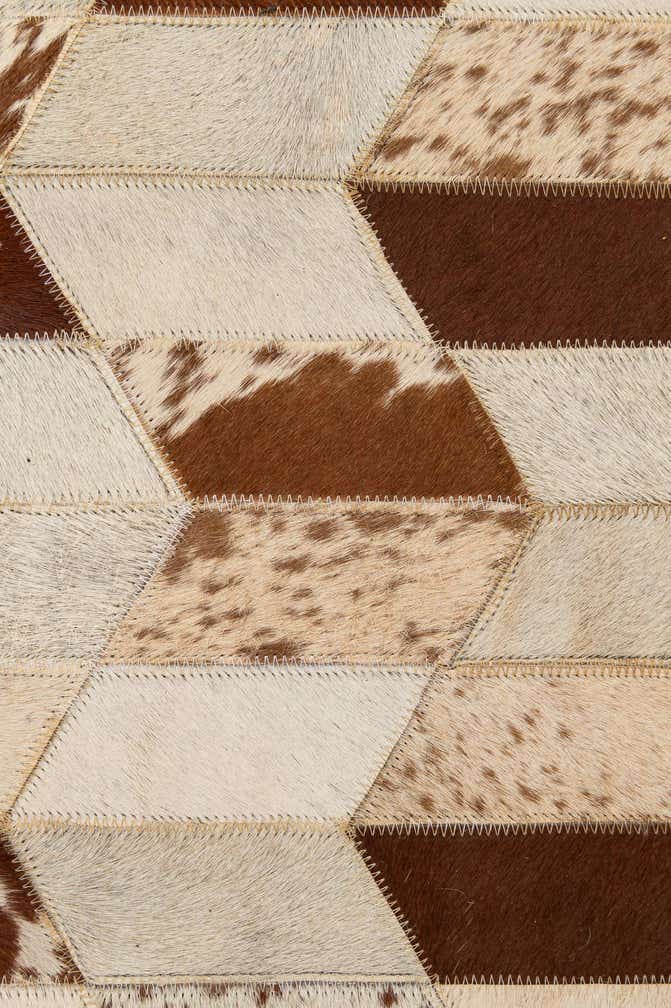 5' x 8' 1 Cowhide - Patchwork Rug