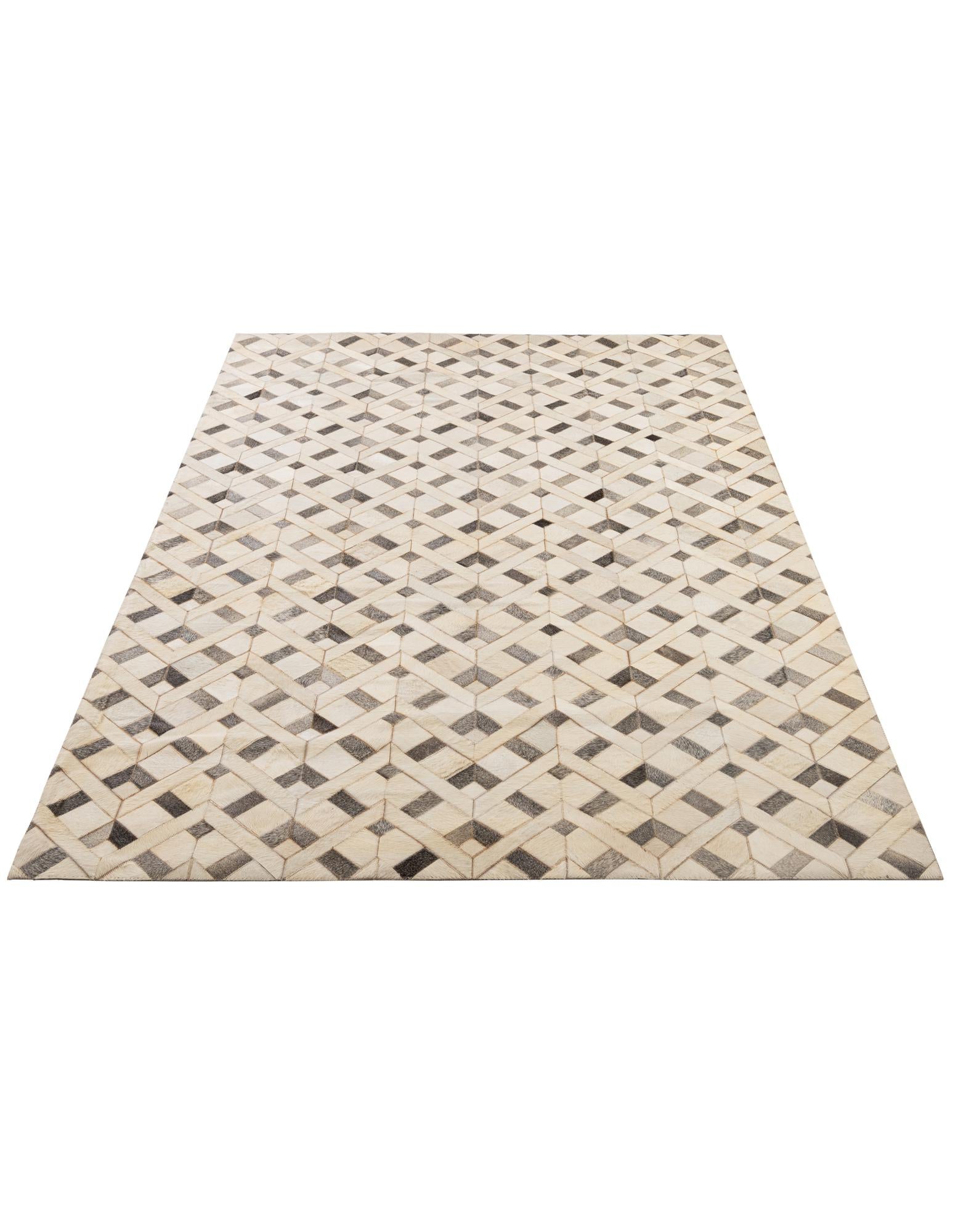5' 3 x 8' 4 Cowhide - Patchwork Rug
