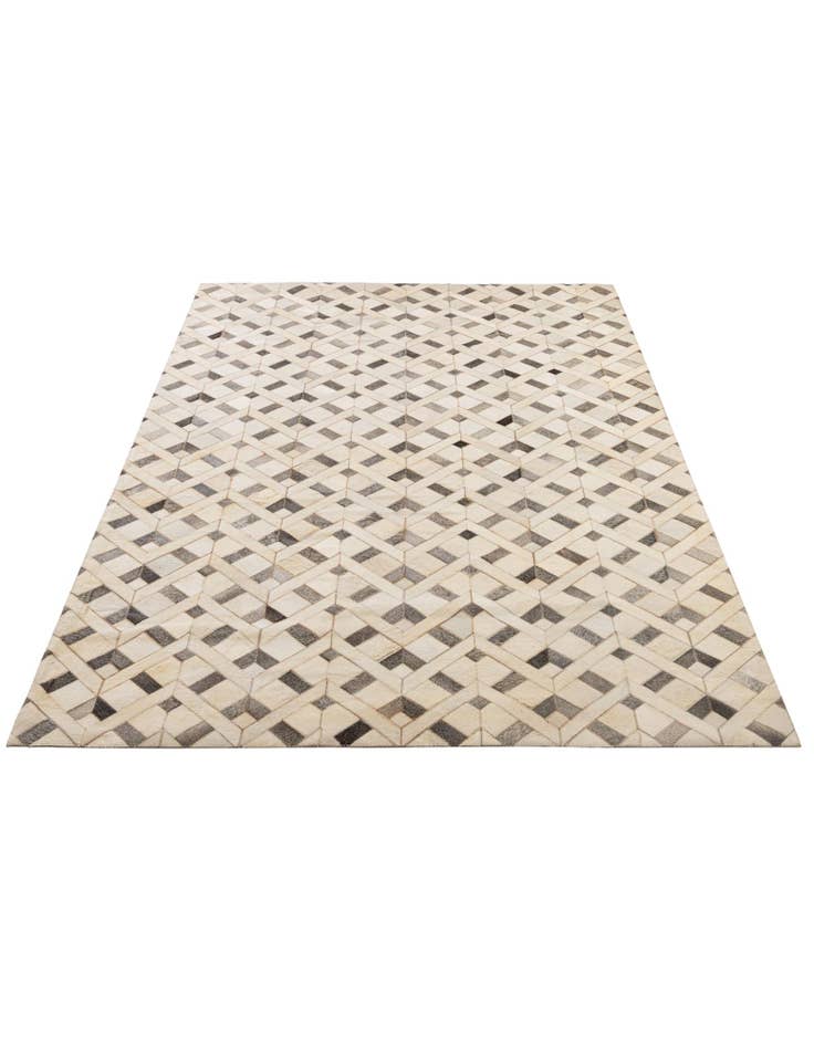 Detail image of 5' 3 x 8' 4 Cowhide - Patchwork Rug