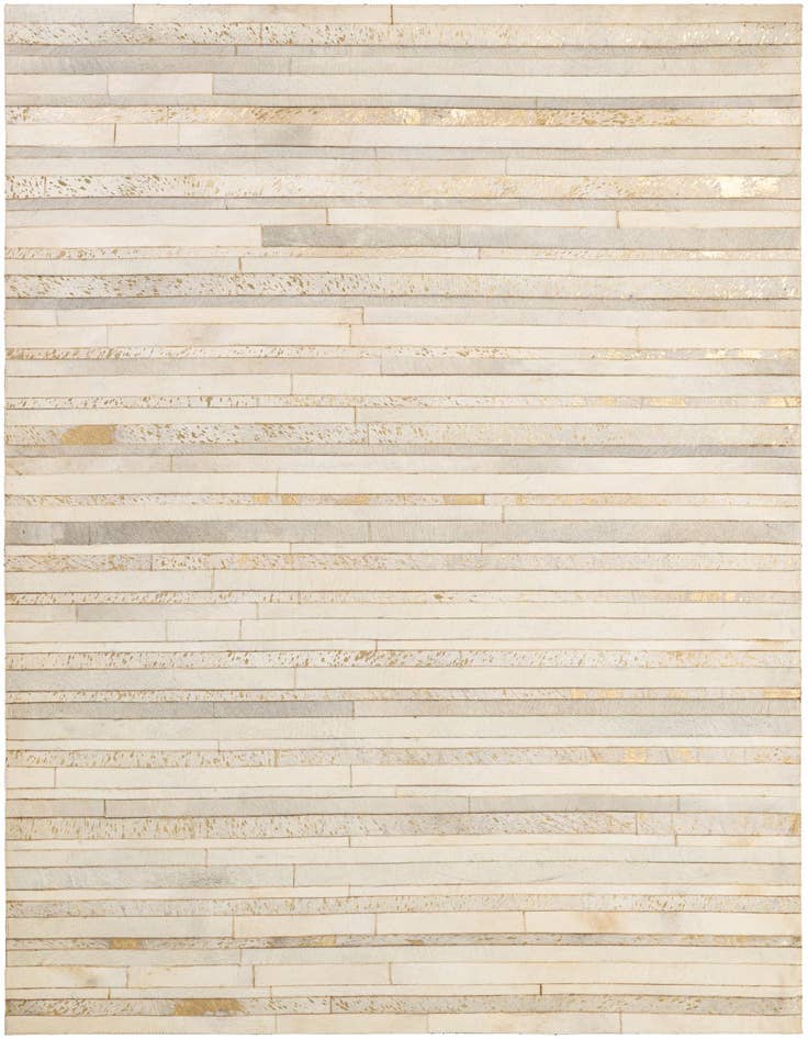 Detail image of 5' 3 x 7' 11 Cowhide - Patchwork Rug