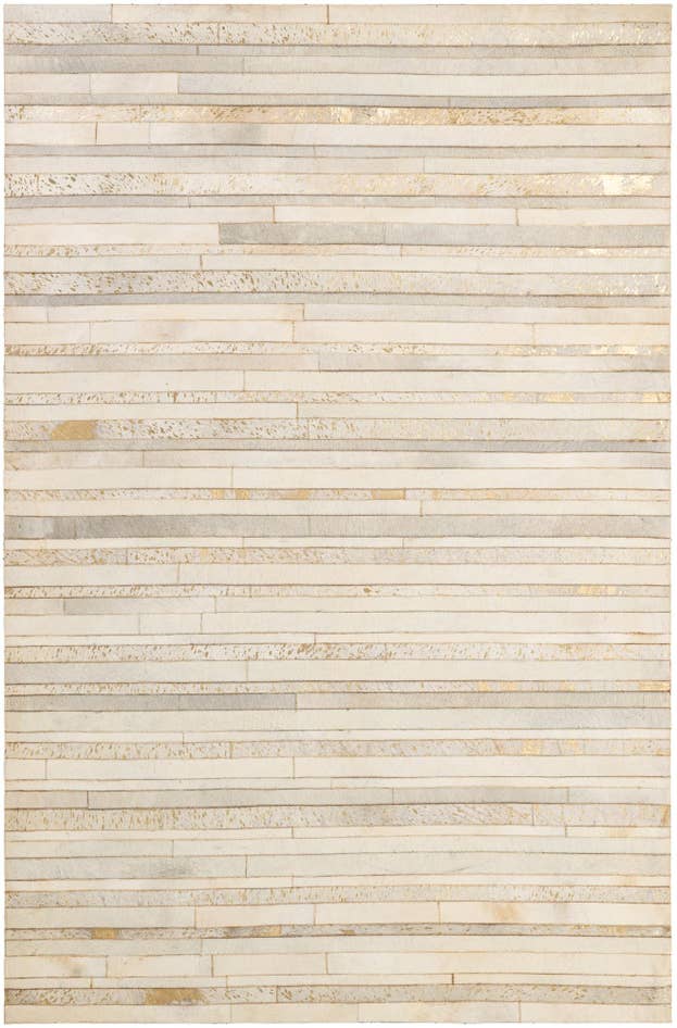 Detail image of 5' 3 x 7' 11 Cowhide - Patchwork Rug
