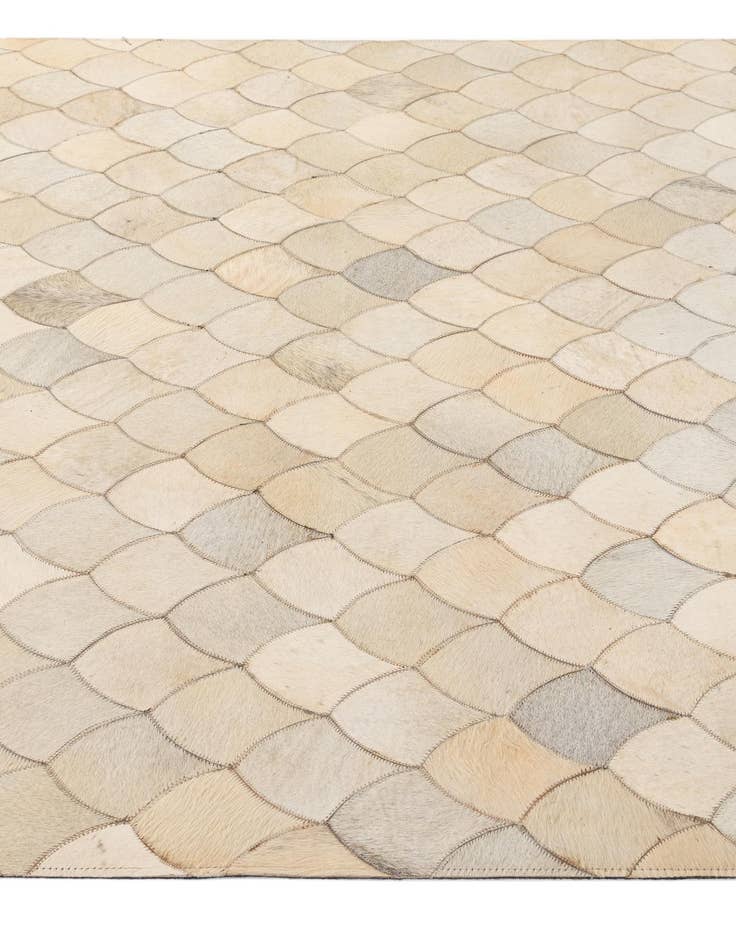 Detail image of 5' x 7' 11 Cowhide - Patchwork Rug