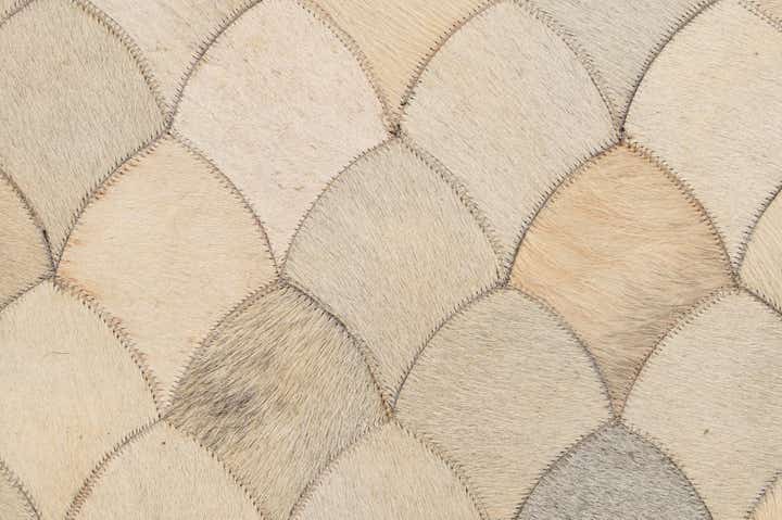 5' x 7' 11 Cowhide - Patchwork Rug