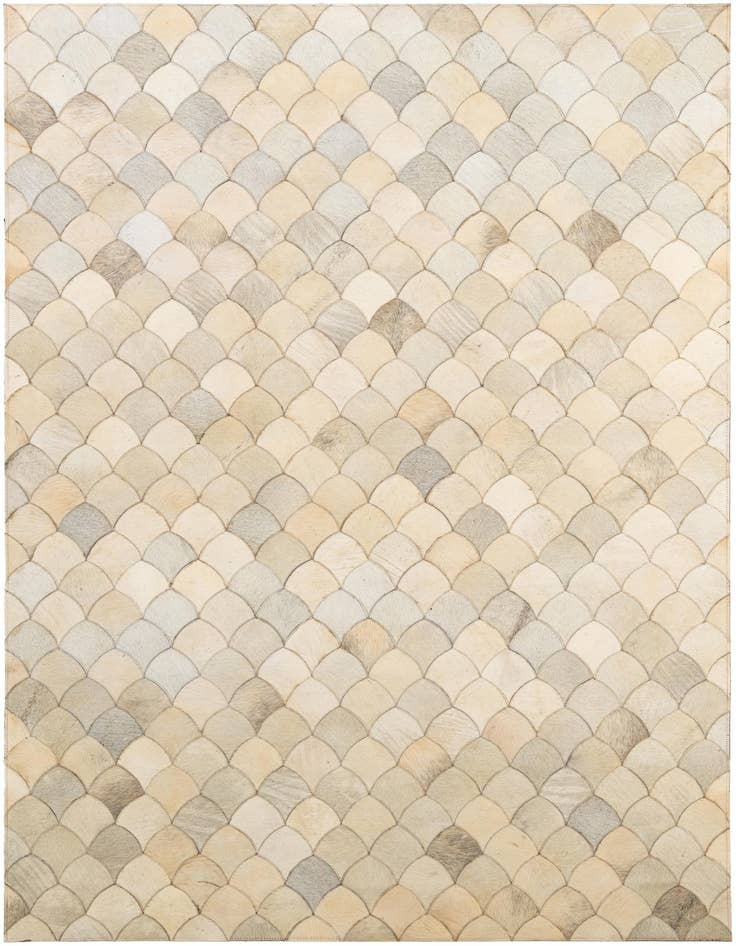 Detail image of 5' x 7' 11 Cowhide - Patchwork Rug