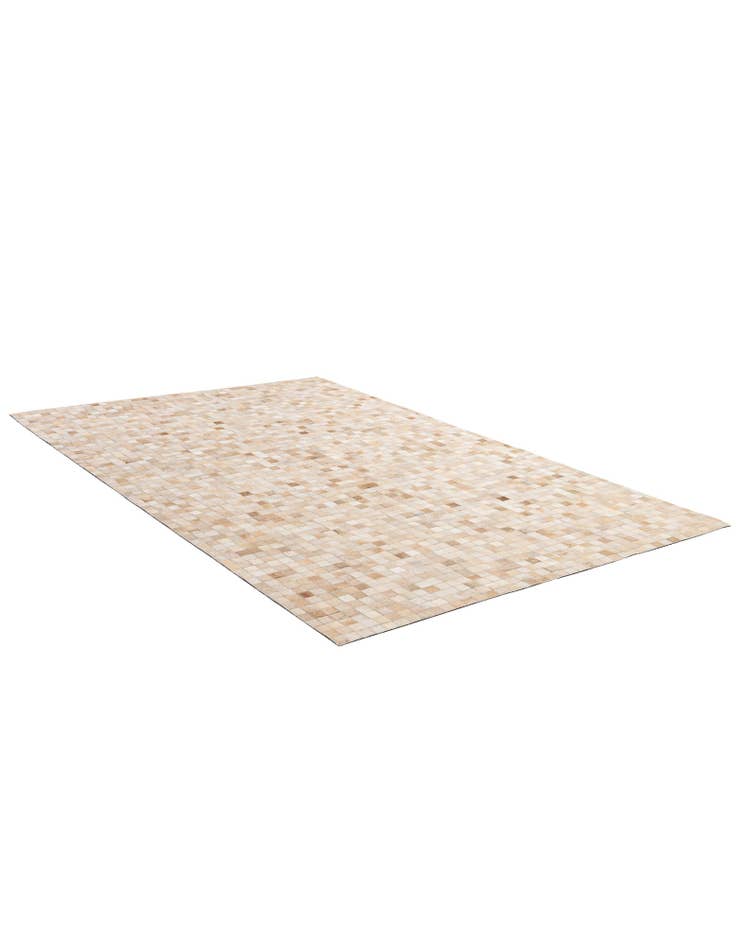 Detail image of 5' 2 x 8' Cowhide - Patchwork Rug