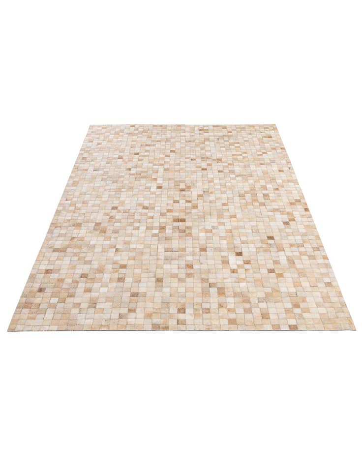 Detail image of 5' 2 x 8' Cowhide - Patchwork Rug