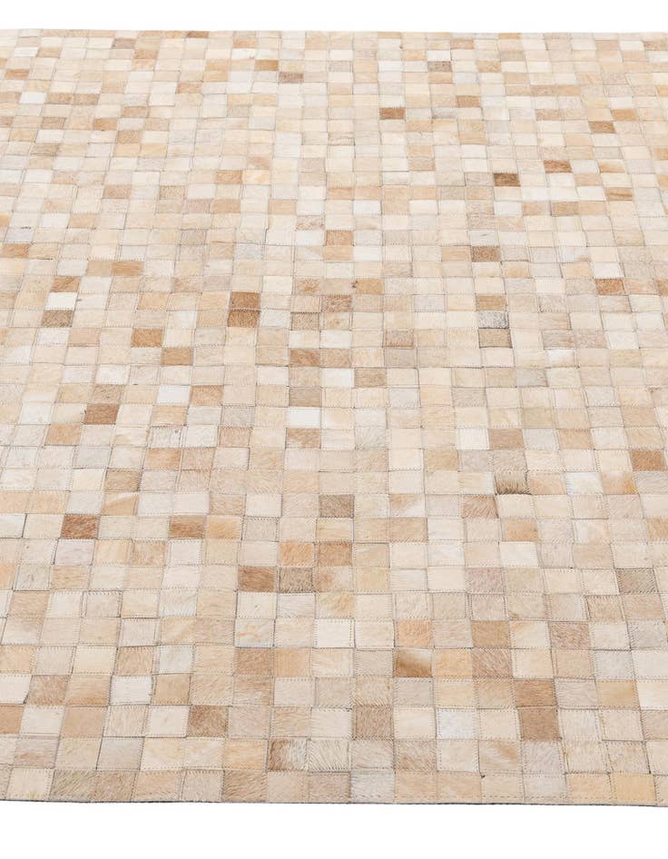 Detail image of 5' 2 x 8' Cowhide - Patchwork Rug