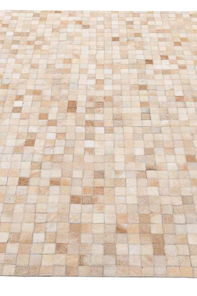 Detail image of 5' 2 x 8' Cowhide - Patchwork Rug