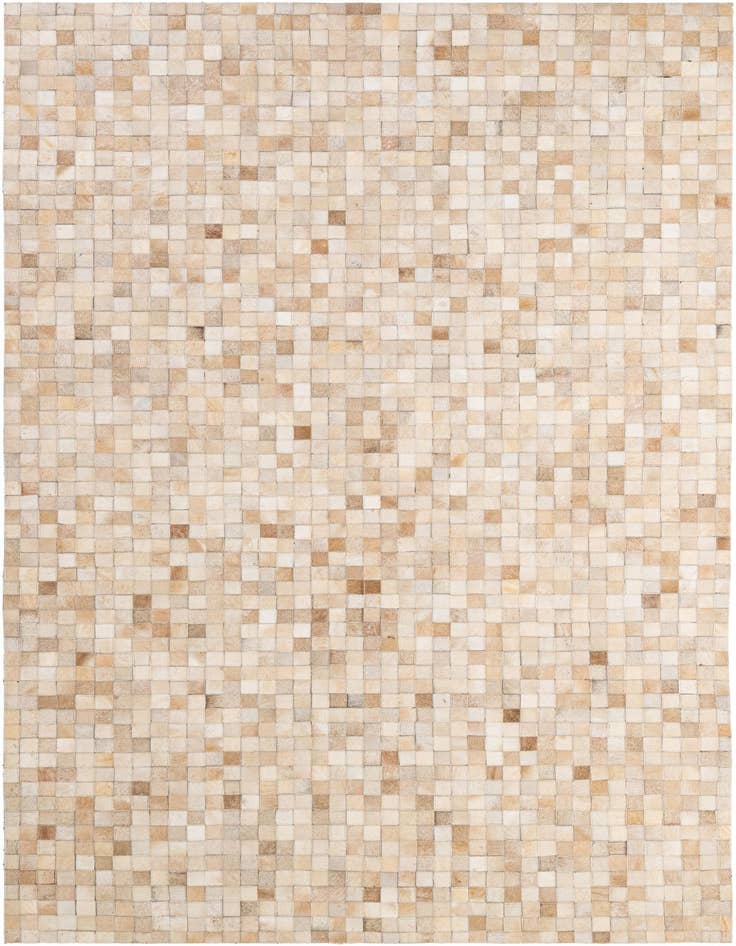 Detail image of 5' 2 x 8' Cowhide - Patchwork Rug