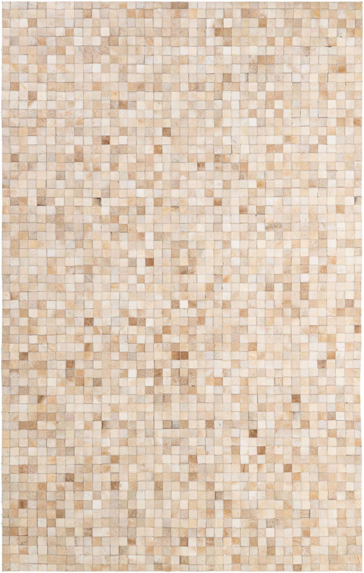 5' 2 x 8' Cowhide - Patchwork Rug