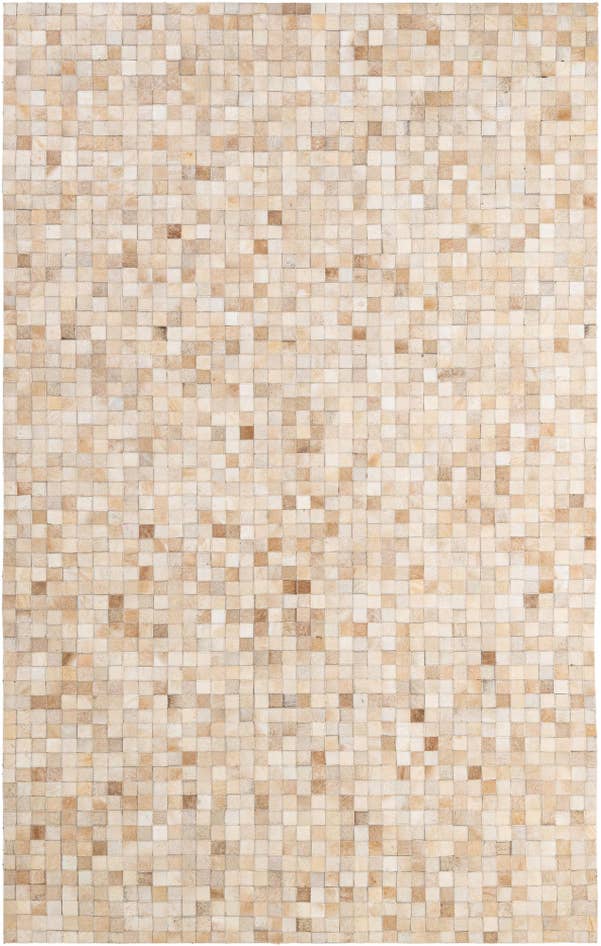 Detail image of 5' 2 x 8' Cowhide - Patchwork Rug