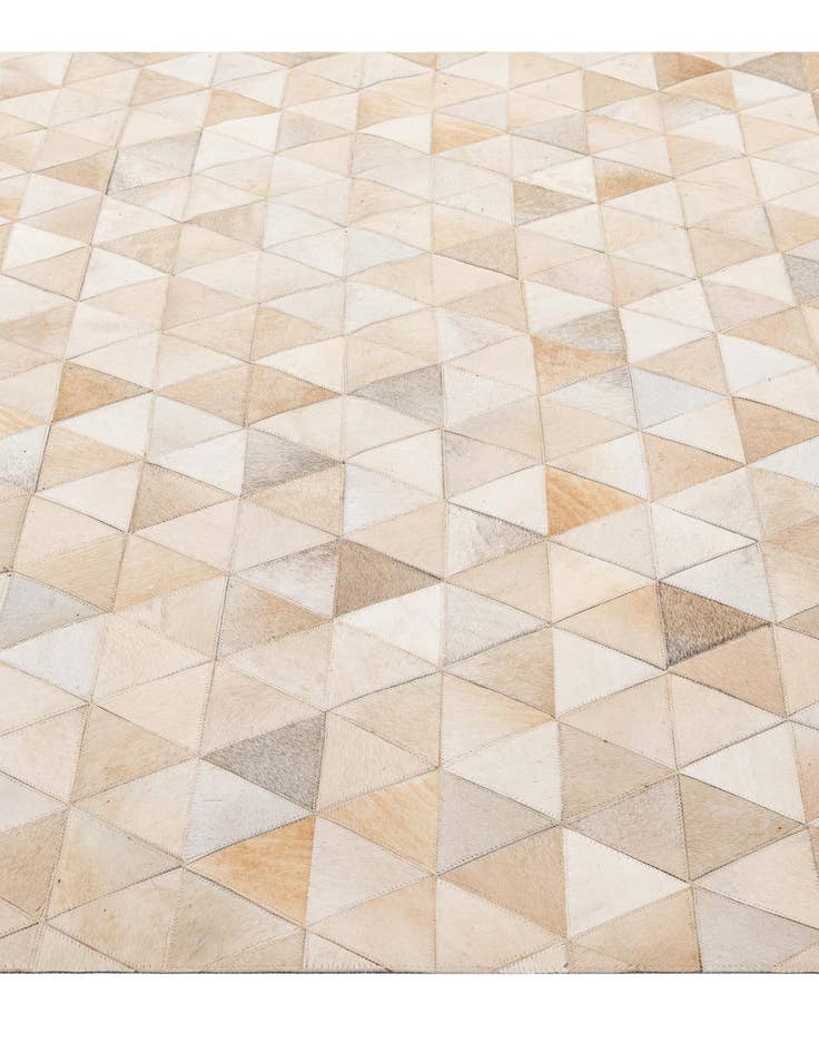 Detail image of 5' 2 x 8' 2 Cowhide - Patchwork Rug