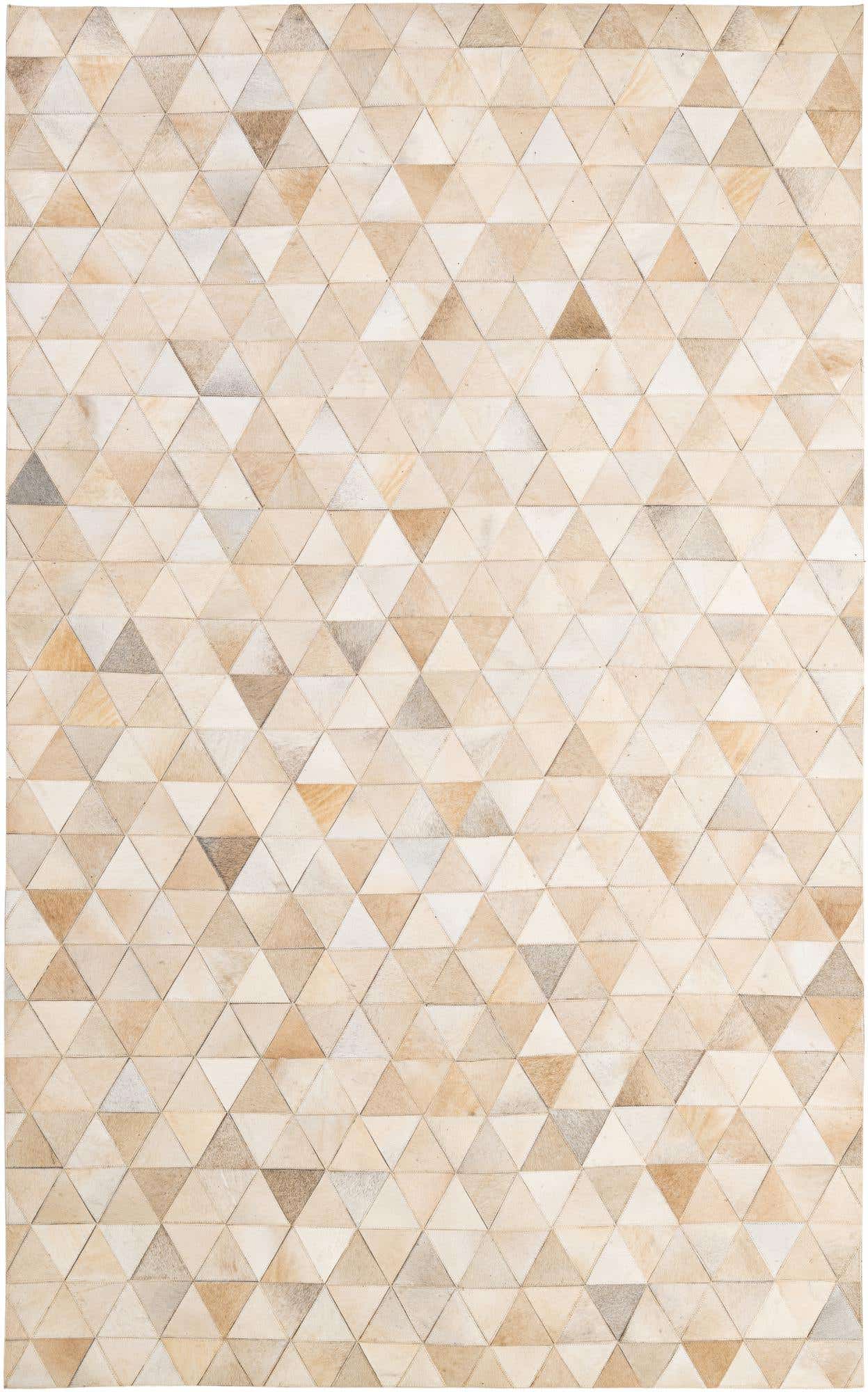 5' 2 x 8' 2 Cowhide - Patchwork Rug