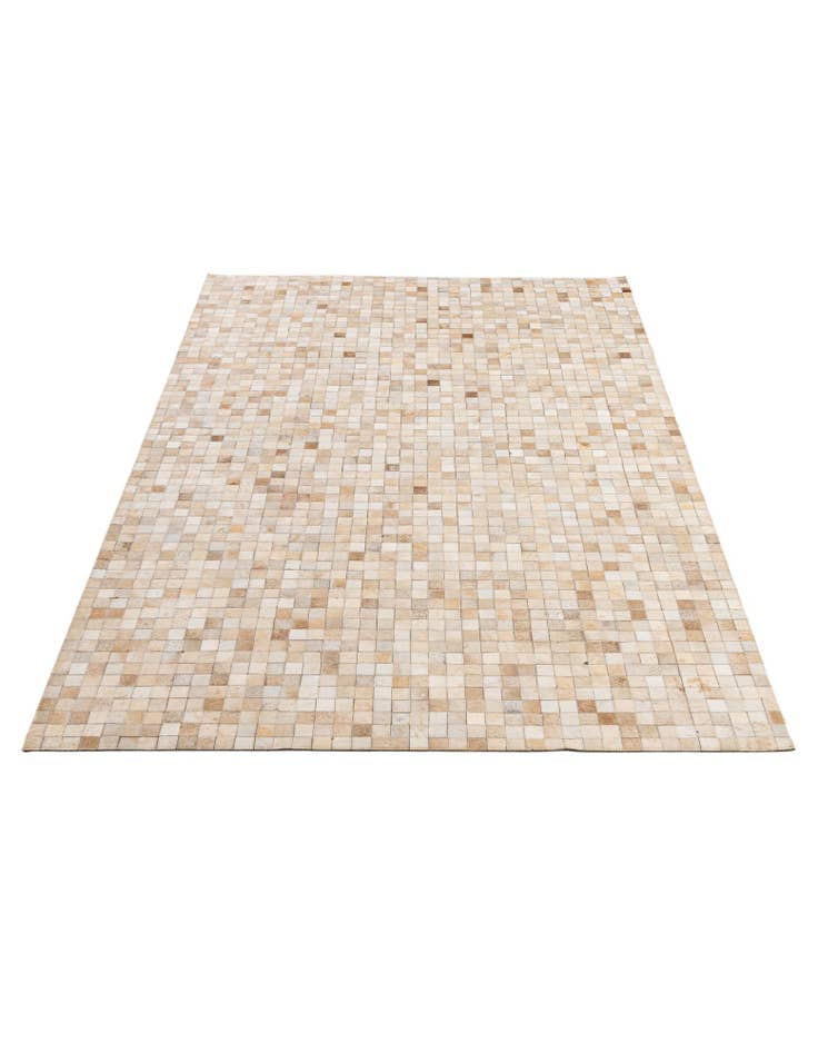 Detail image of 5' 1 x 8' 1 Cowhide - Patchwork Rug