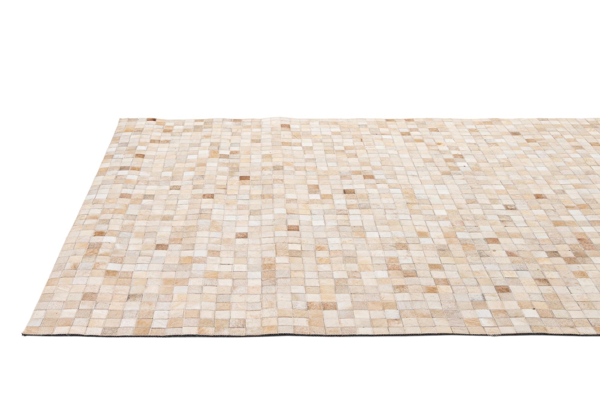 5' 1 x 8' 1 Cowhide - Patchwork Rug