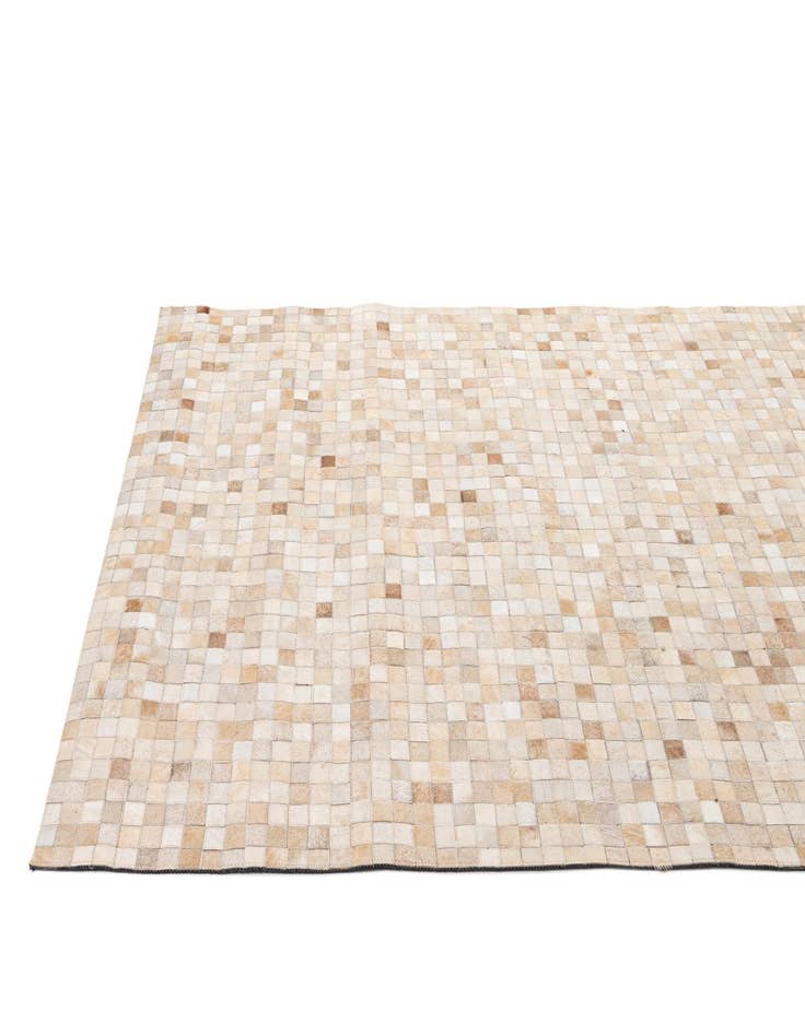 Detail image of 5' 1 x 8' 1 Cowhide - Patchwork Rug