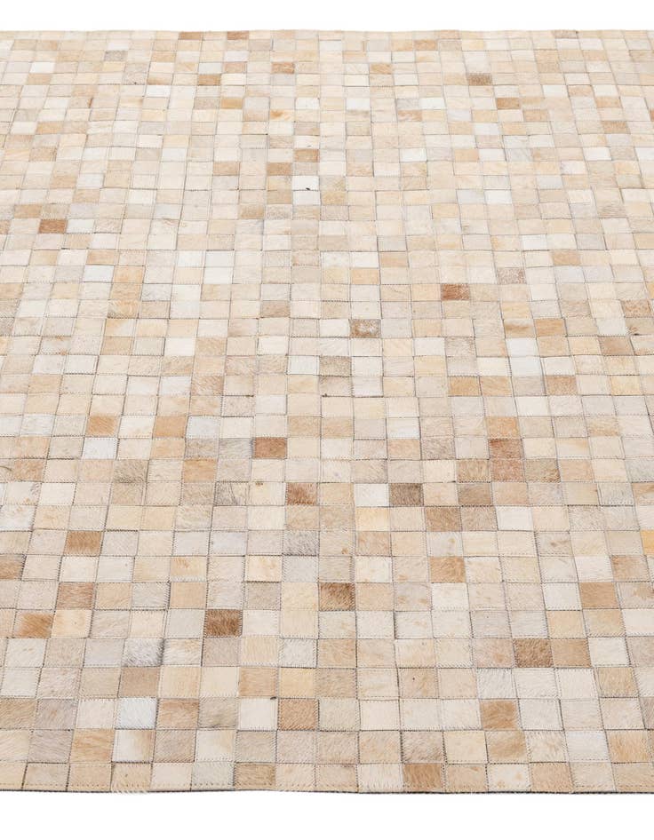 Detail image of 5' 1 x 8' 1 Cowhide - Patchwork Rug