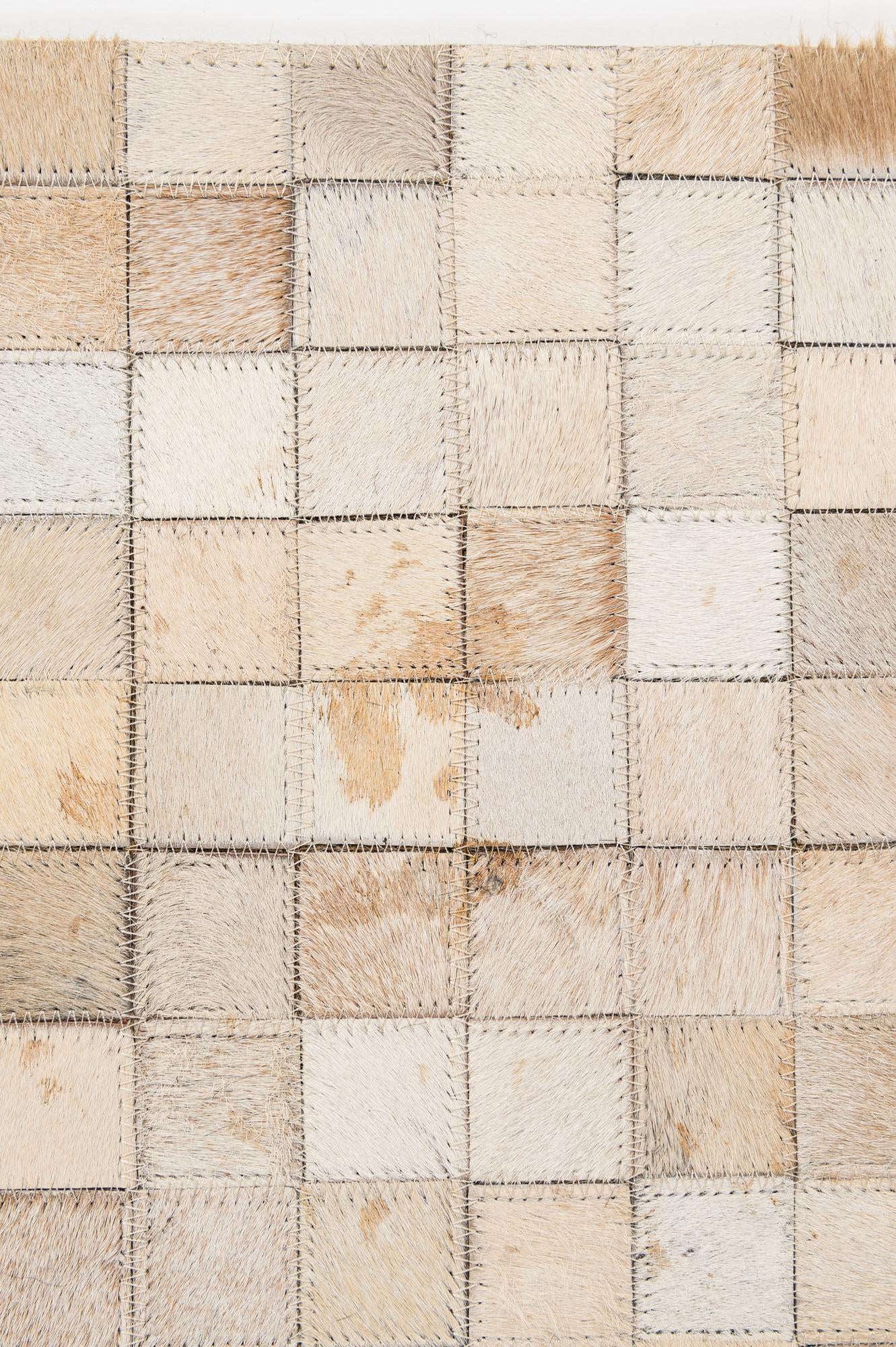 5' 1 x 8' 1 Cowhide - Patchwork Rug
