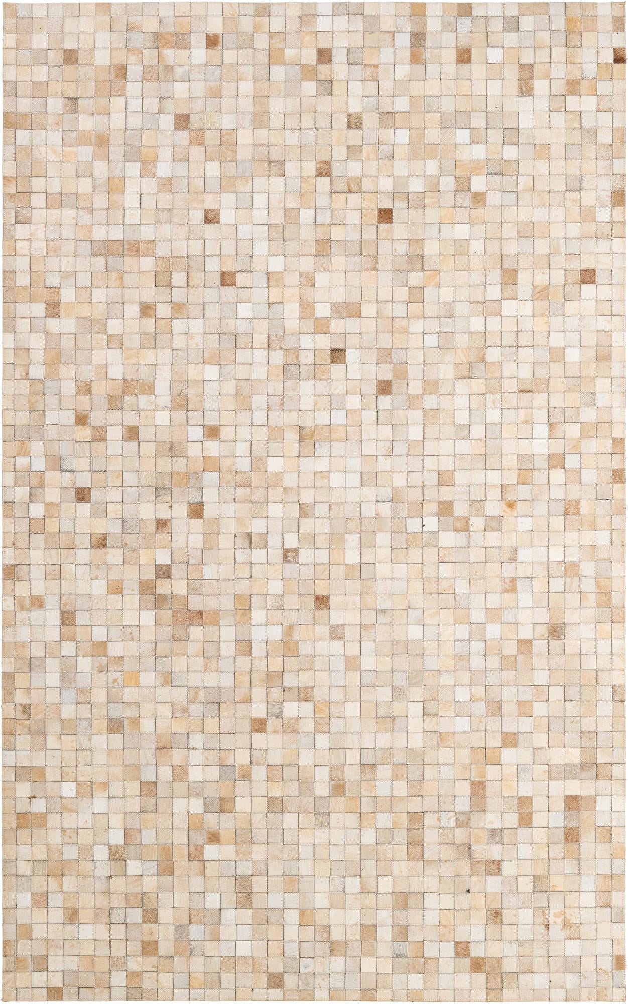 5' 1 x 8' 1 Cowhide - Patchwork Rug