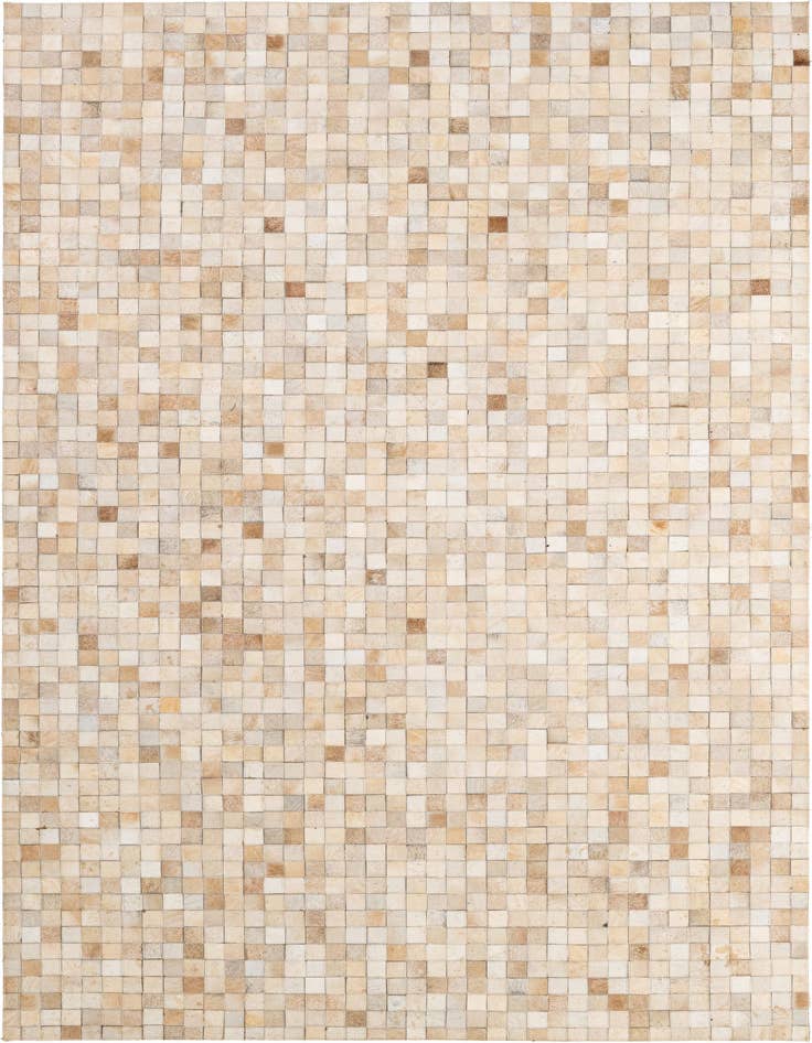 Detail image of 5' 1 x 8' 1 Cowhide - Patchwork Rug