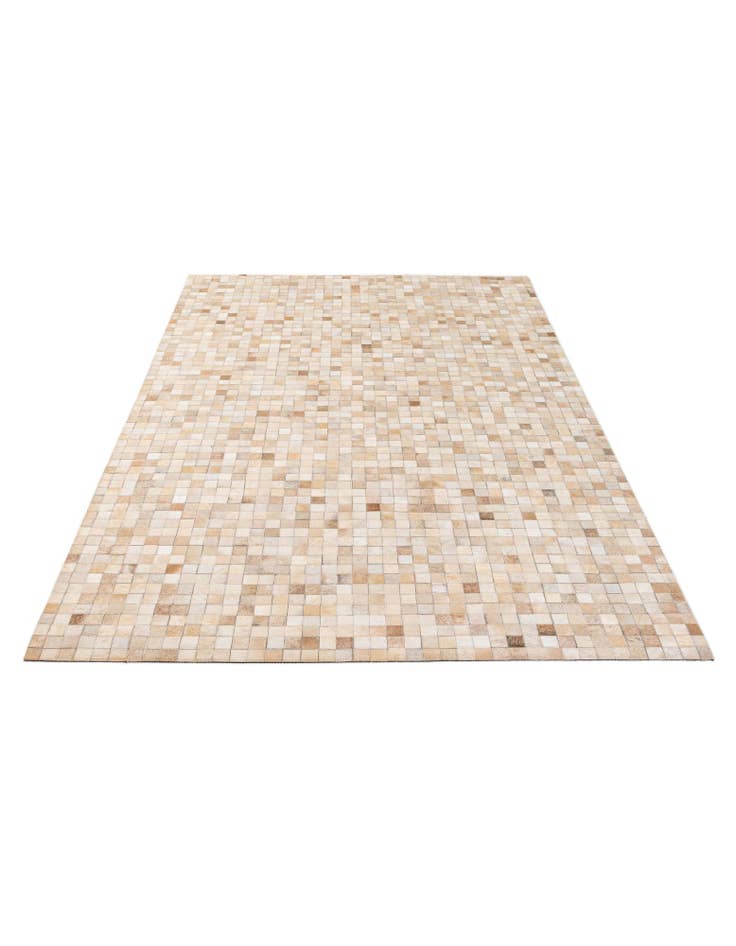 Detail image of 5' 1 x 8' Cowhide - Patchwork Rug