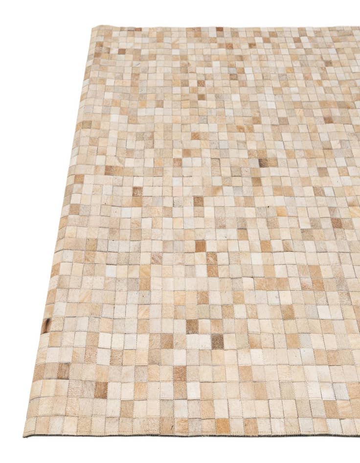 Detail image of 5' 1 x 8' Cowhide - Patchwork Rug