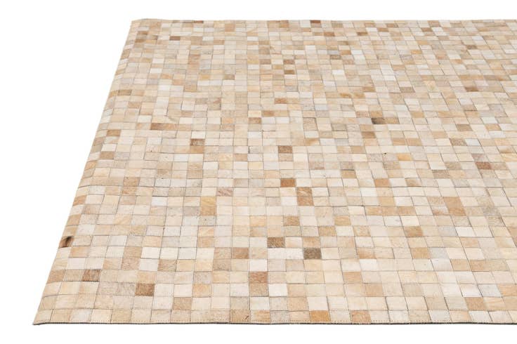 Detail image of 5' 1 x 8' Cowhide - Patchwork Rug