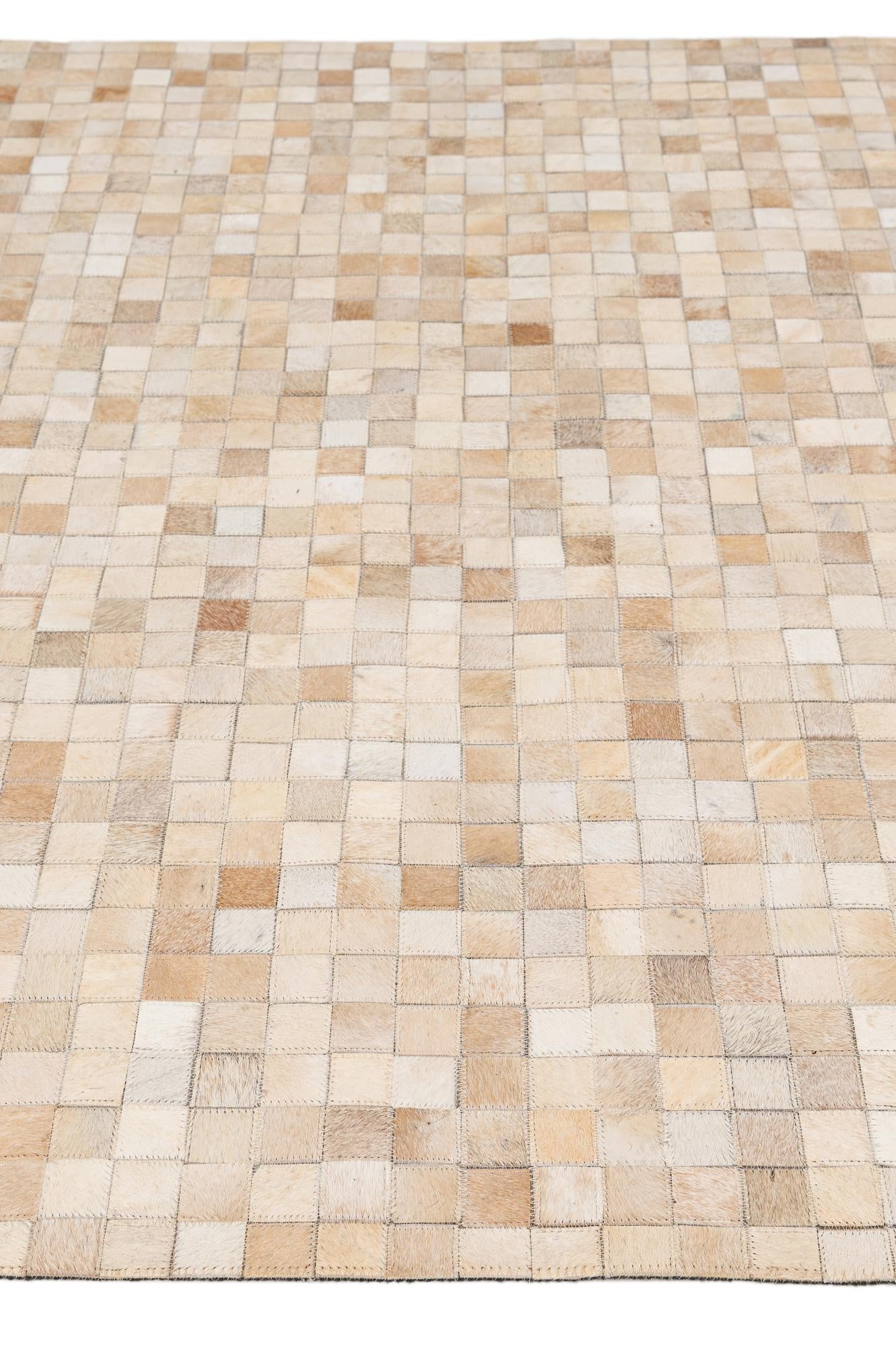 5' 1 x 8' Cowhide - Patchwork Rug