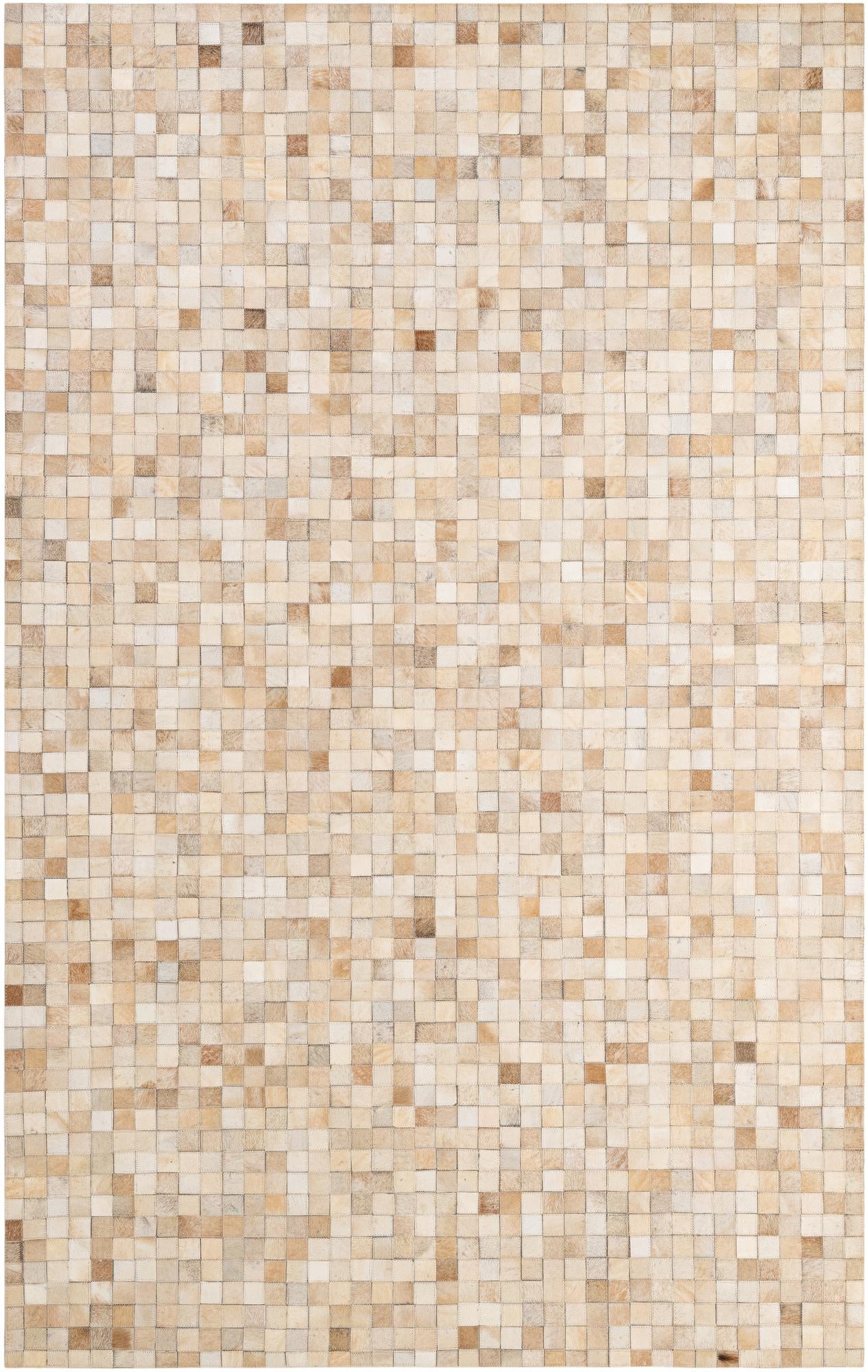 5' 1 x 8' Cowhide - Patchwork Rug