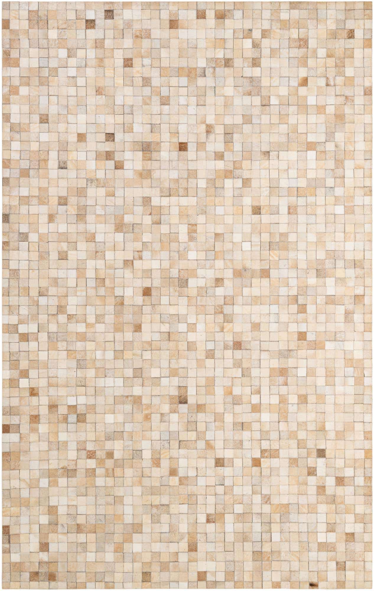 5' 1 x 8' Cowhide - Patchwork Rug