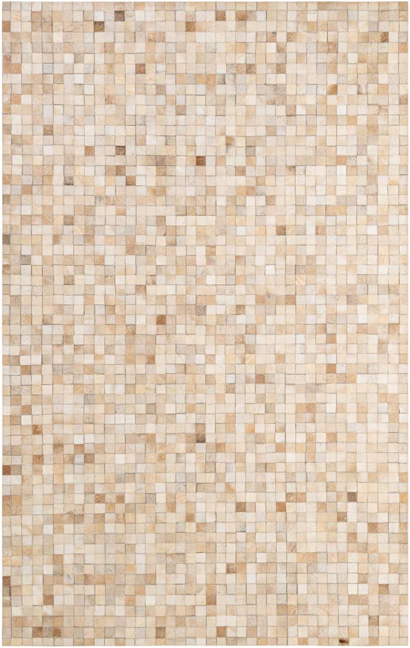Detail image of 5' 1 x 8' Cowhide - Patchwork Rug