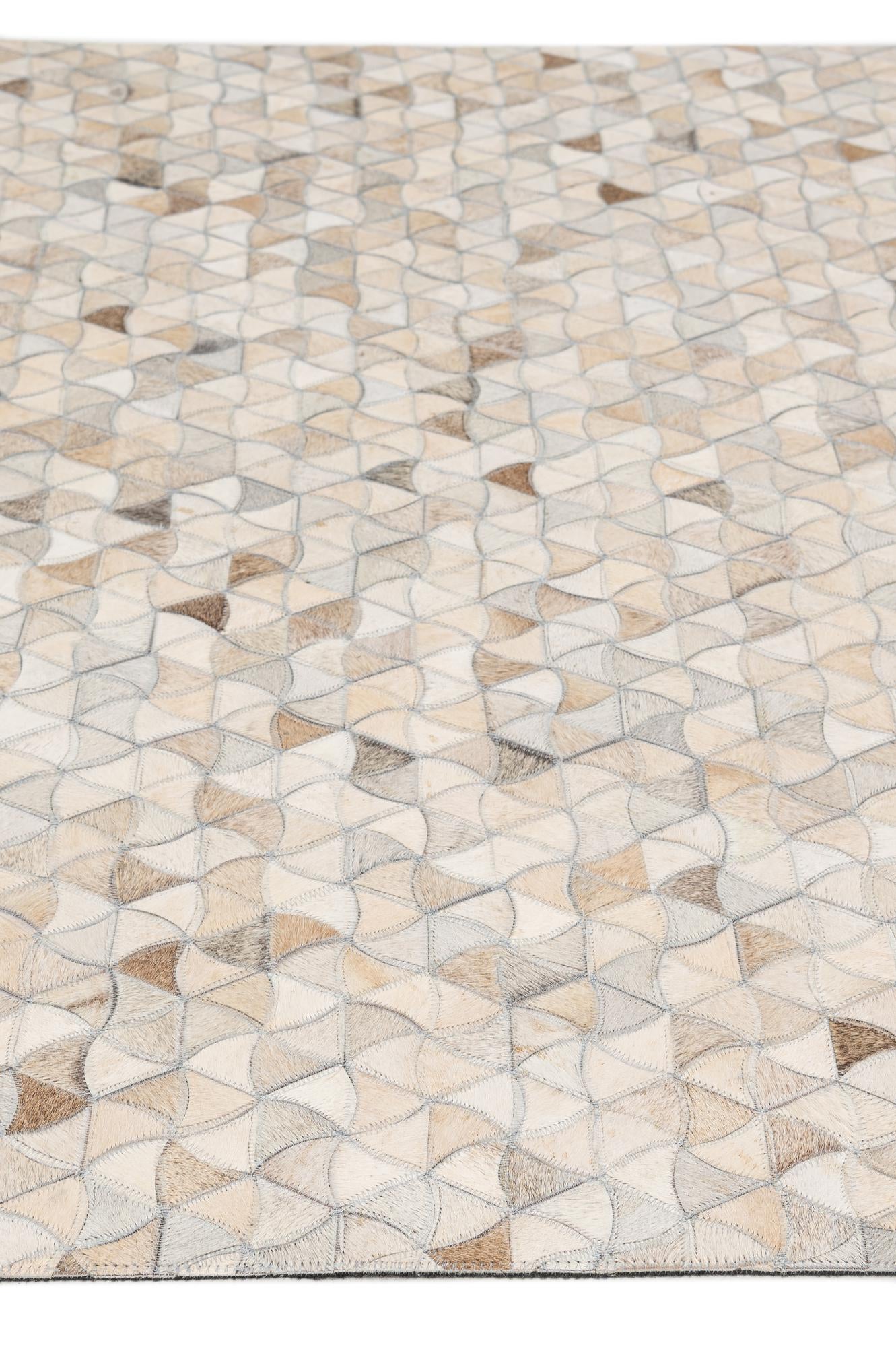 4' 11 x 7' 11 Cowhide - Patchwork Rug